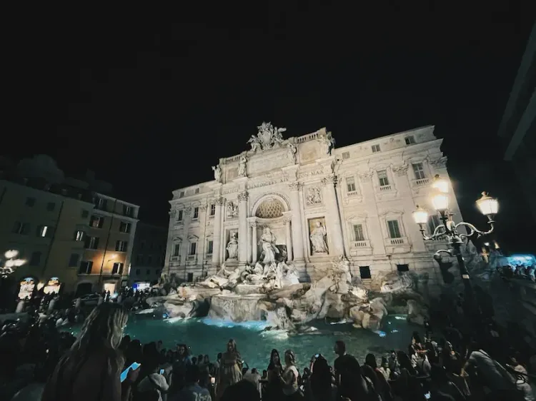 The Trevi Fountain in Rome
