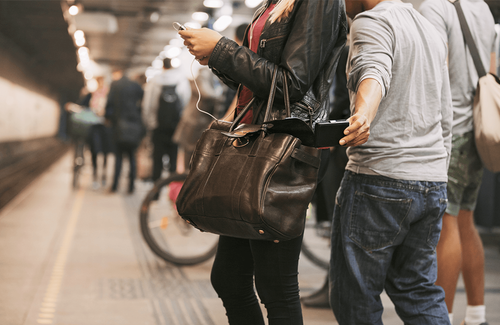 Pickpocket on transport