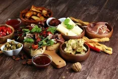 Produits alimentaires italiens au duty free